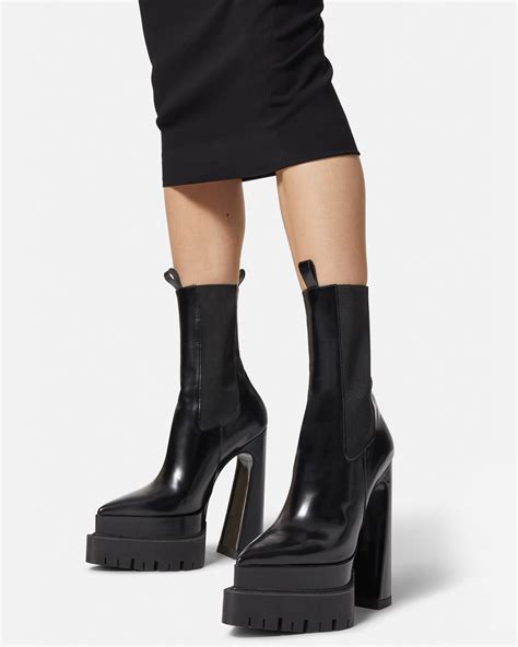 versace boots replica|versace aevitas platform boots.